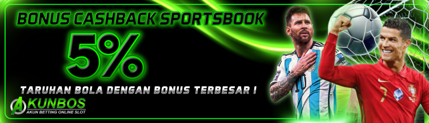 BONUS CASHBACK SPORTBOOK 5%